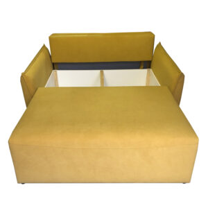 DK-160-yellow-kr Диван кровать Киото желтый велюр