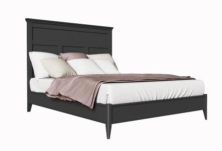 PSH208G Кровать 180×200 с жестким изголовьем эмаль серый антрацит RAL 7043
