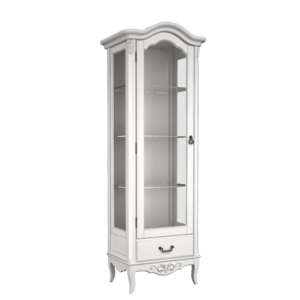 WW-602-L Витрина для гостиной левая белая RAL 9003